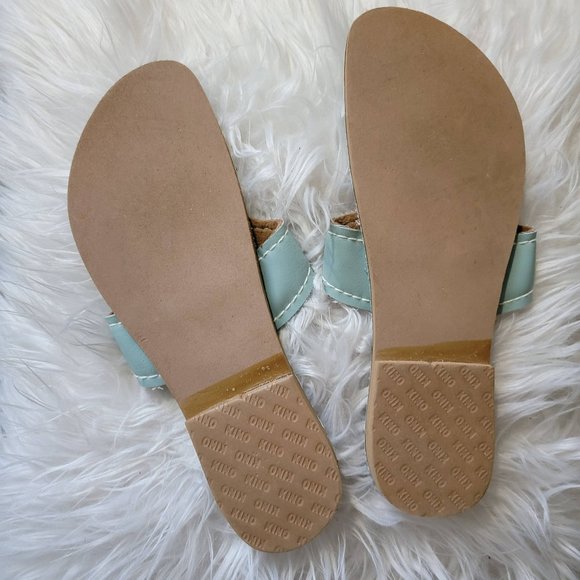 Kino Aqua Blue Starfish Sandals Size 9 - Picture 5 of 13